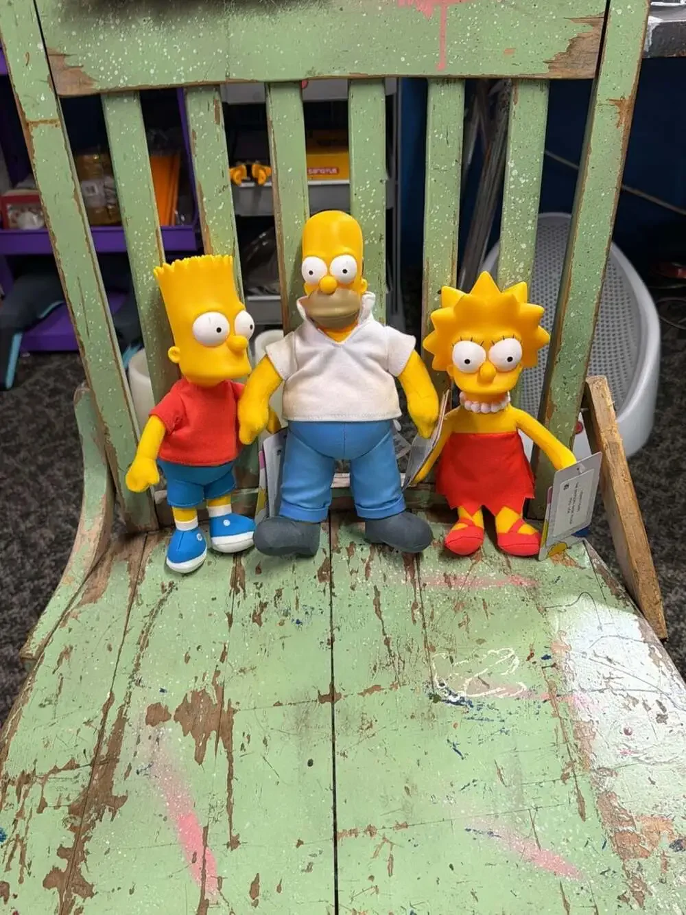 The Simpsons Basic Plush 3-Piece Set - Bart, Homer, and Lisa